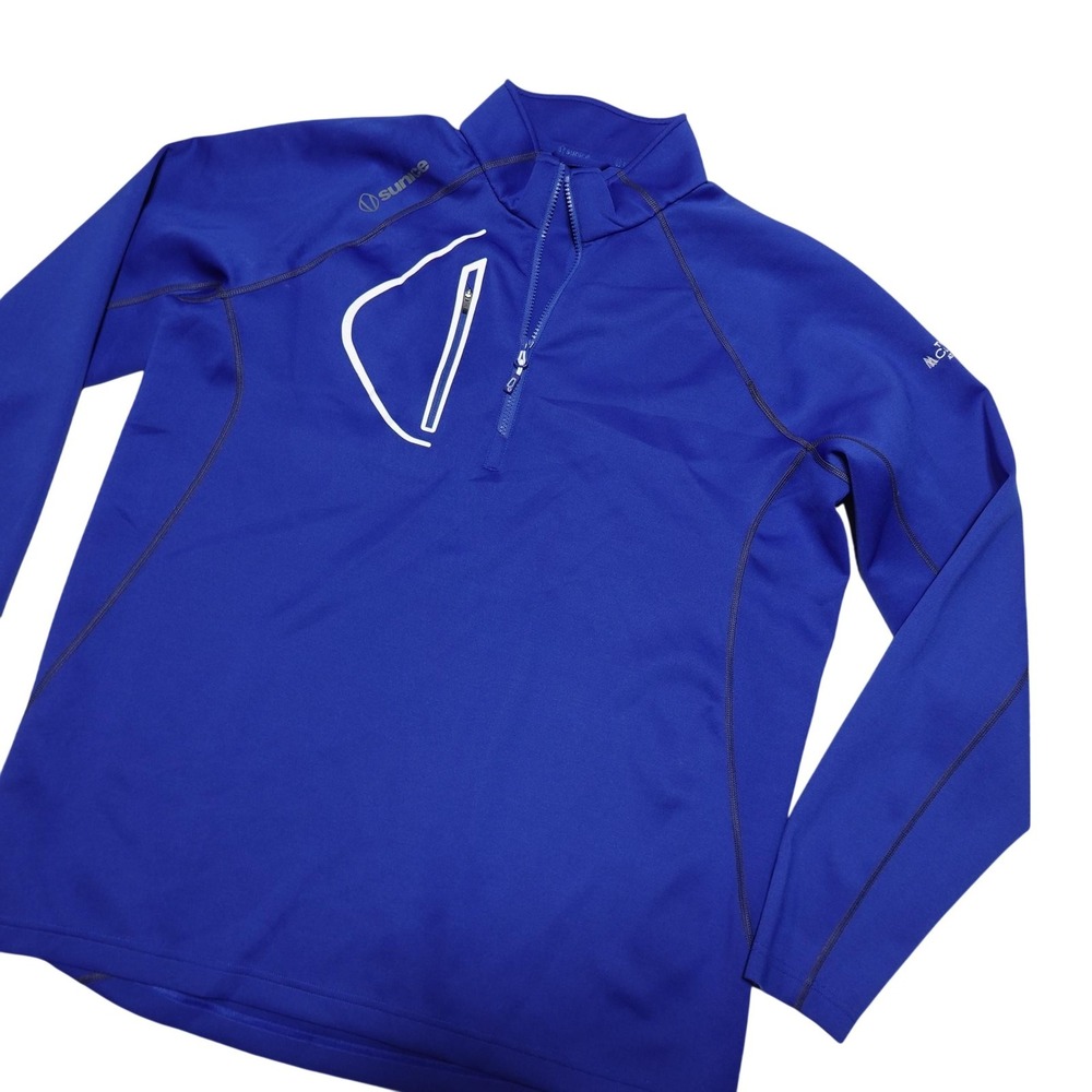 Sunice Pullover Mens XL Blue 1/4 Zip The Classic At Maddens Golf Long Sleeve